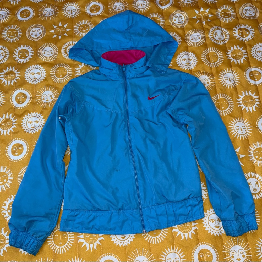 Blue Nike Women's Dri Fit Windbreaker